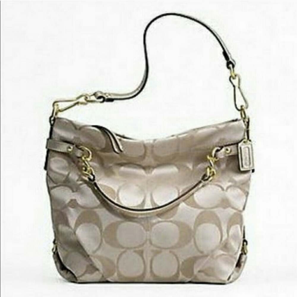 COACH Brooke Gold Signature Sateen